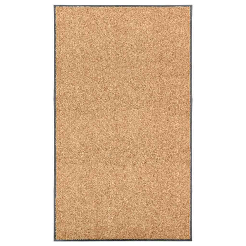 VIDAXL ROORMAT lavabile 90x150 cm Crema