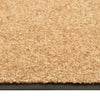 Vidaxl deurmat wasbaar 120x180 cm crème