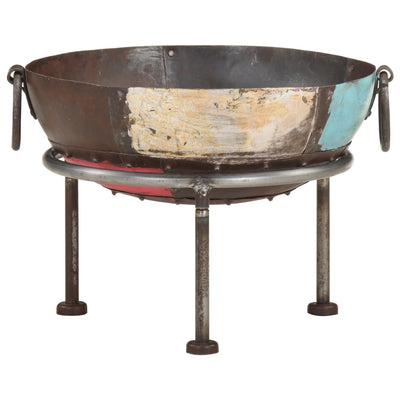 Vidaxl camino Ø40 cm Iron Multi -colorato