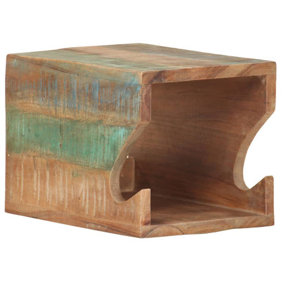 Vidaxx Portabicicletas de pared 35x25x25 cm madera maciza reciclada