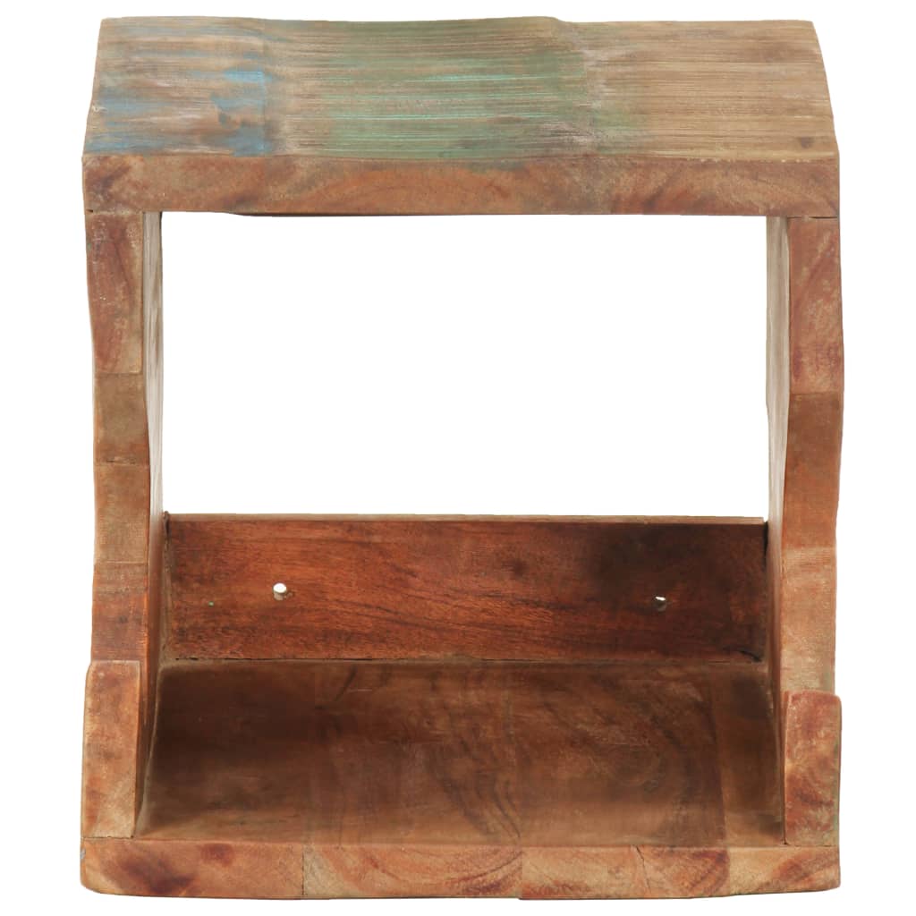 Vidaxx Portabicicletas de pared 35x25x25 cm madera maciza reciclada