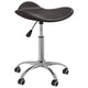 Vidaxl salone sgabello cuoio artificiale marrone