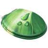 Vidaxl toiletbrillen met soft-close deksel 2 st waterdruppel mdf groen