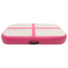Vidaxl gymnastiekmat met pomp opblaasbaar 60x100x10 cm pvc roze