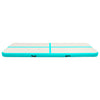 Vidaxl gymnastiekmat met pomp opblaasbaar 300x100x20 cm pvc groen