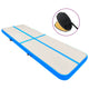 Vidaxl gymnastiekmat met pomp opblaasbaar 700x100x20 cm pvc bauw