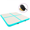 Vidaxl Gymnastics Mat con pompa gonfiabile 200x200x10 cm PVC verde