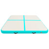 Vidaxl Gymnastics Mat con pompa gonfiabile 200x200x10 cm PVC verde