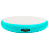 Vidaxl gymnastiekmat met pomp opblaasbaar 100x100x10 cm pvc groen