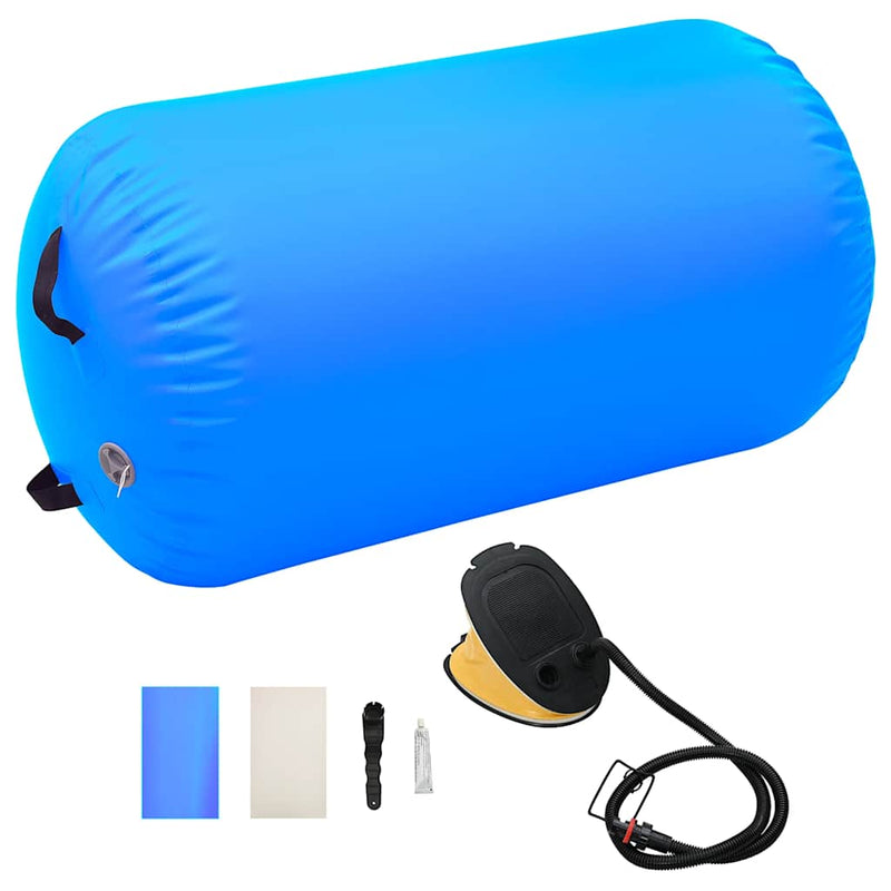 Vidaxl Gymnastics Role con bomba inflable 100x60 cm PVC Azul