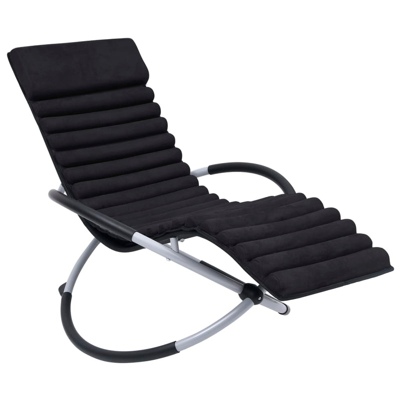 Vidaxl Lagger Cushion Suede Black