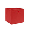 Cajas de almacenamiento de Vidaxl 4 PCS 28x28x28 cm de tela no tejida roja