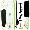 Vidaxl stand up paddleboard opblaasbaar met zeilset groen en wit