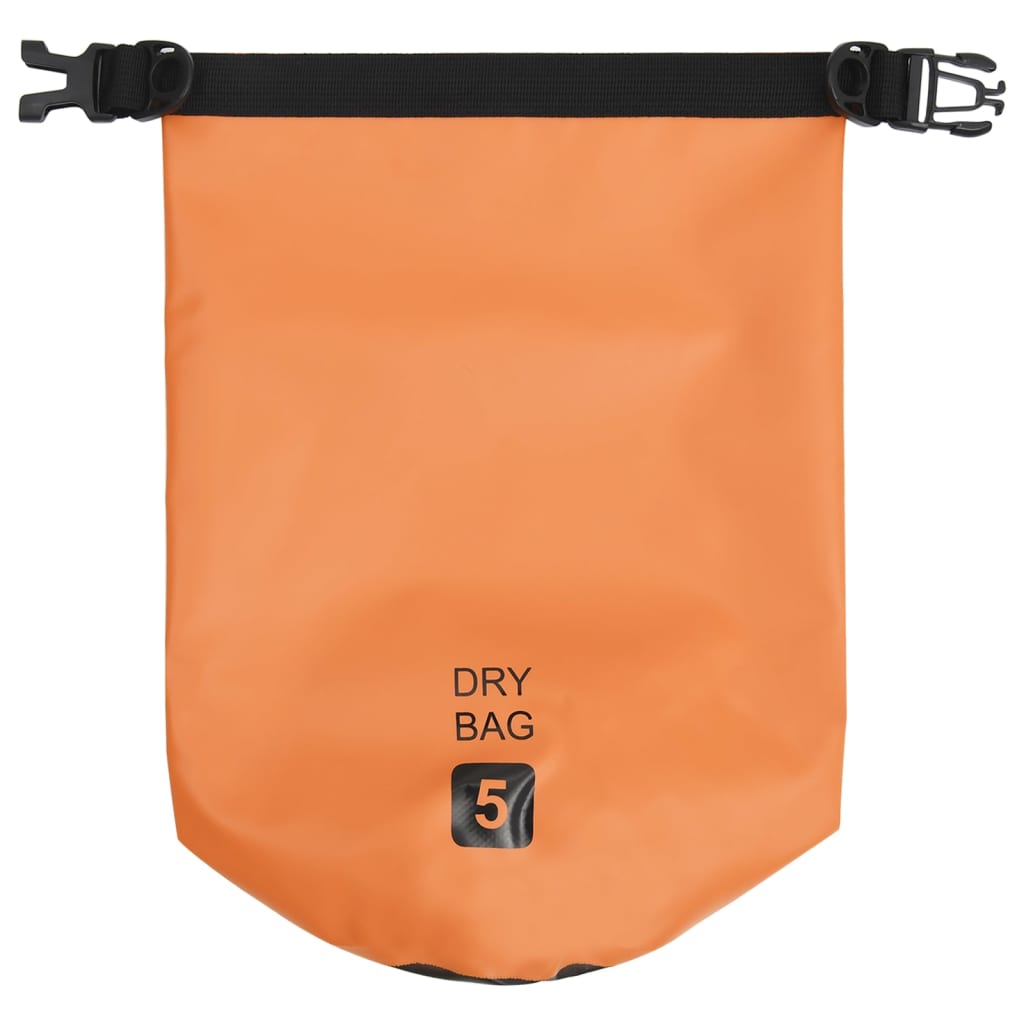 VidaXL Drybag 5 L PVC arancione