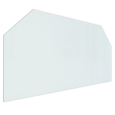 Vidaxl glasplaat openhaard zeshoekig 120x60 cm