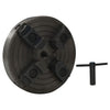 Vidaxl Legno di calcolo piastra 4 Pelvis M18 Collegamento 150x63 mm Black