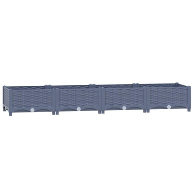 Vidaxl Planter criado 160x40x23 cm de polipropileno