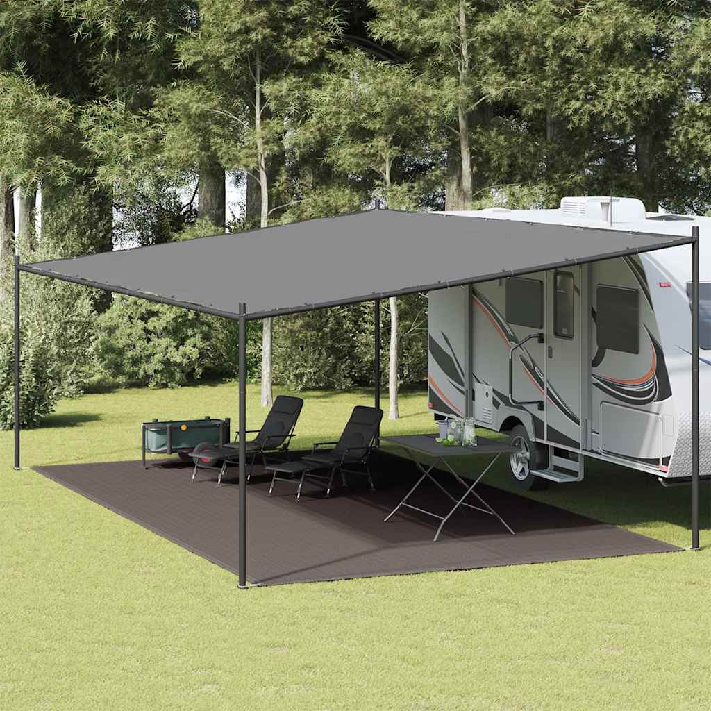 Vidaxl tenttapijt 400x600 cm antracietkleurig