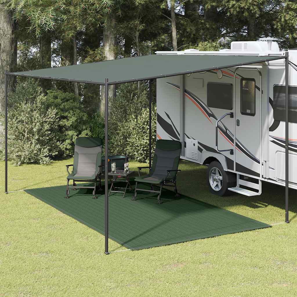 Vidaxl Tent Tappet 250x450 cm Verde scuro