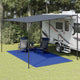 Vidaxl tent carpet 250x400 cm blue