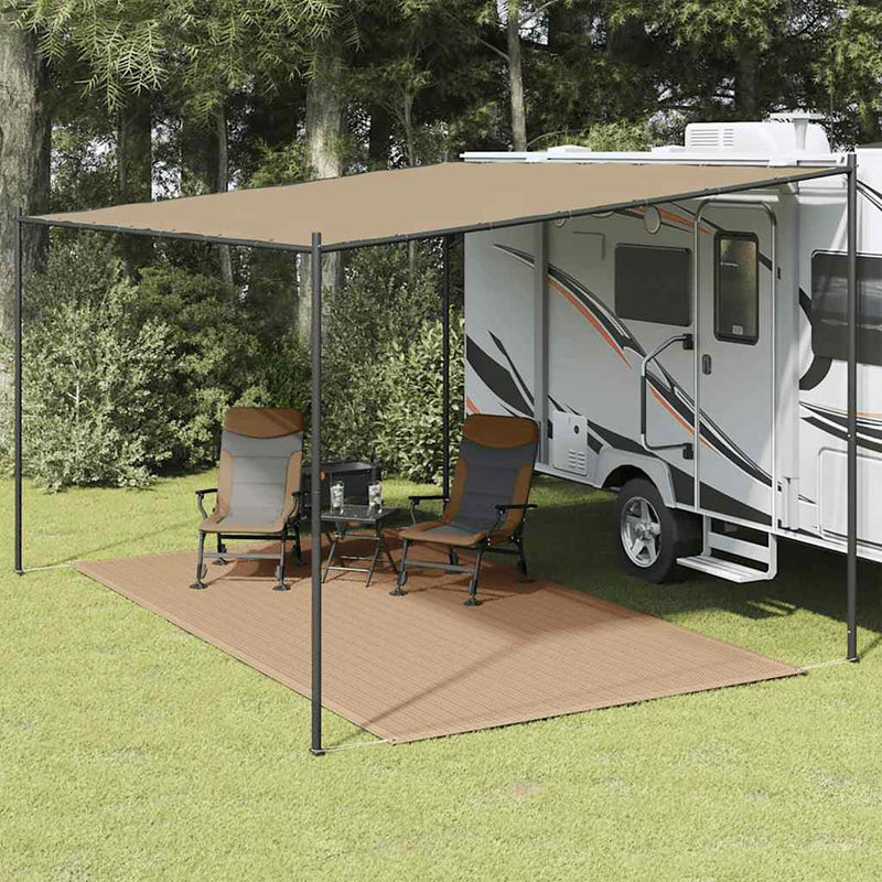 Vidaxl tenttapijt 200x400 cm taupe