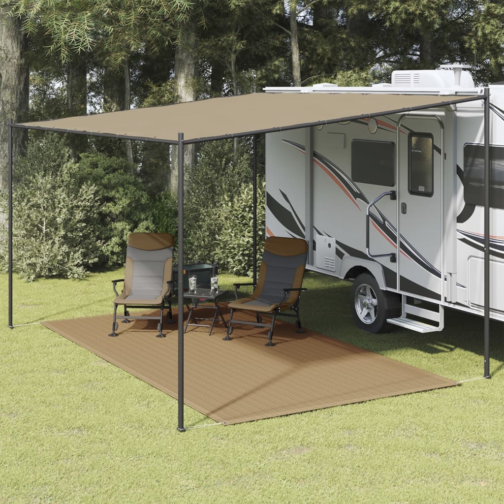 Alfombra de carpa Vidaxl 250x350 cm Taupe