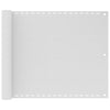 Pantalla de balcón Vidaxl 75x300 cm HDPE WHITE
