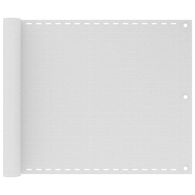Vidaxl balkonscherm 75x300 cm hdpe wit