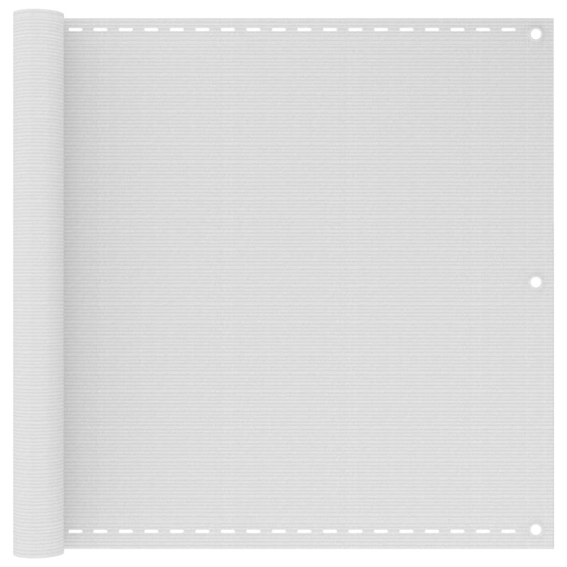 Vidaxl balkonscherm 90x300 cm hdpe wit