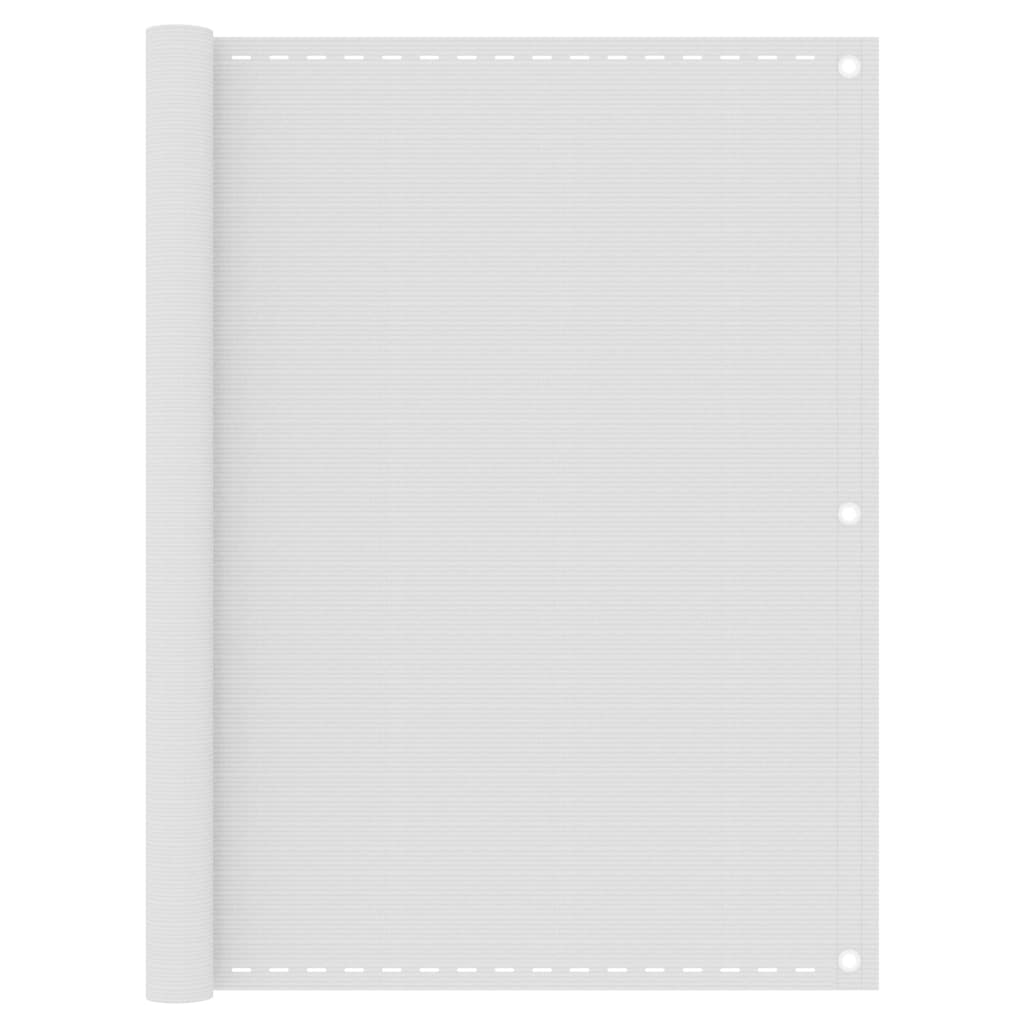 Pantalla de balcón Vidaxl 120x400 cm HDPE WHITE