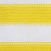 Pantalla de balcón Vidaxl 120x600 cm HDPE Amarillo y blanco