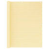 Pantalla de balcón Vidaxl 120x300 cm HDPE Beige