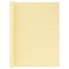 Vidaxl balkonscherm 120x500 cm hdpe beige