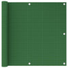 Vidaxl balkonscherm 90x500 cm hdpe lichtgroen