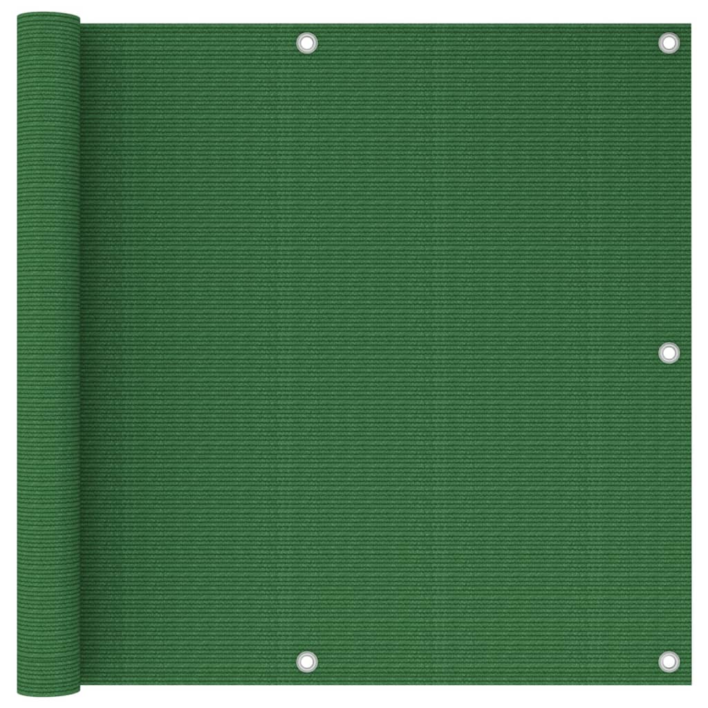 Vidaxl balkonscherm 90x500 cm hdpe lichtgroen