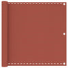 Pantalla de balcón Vidaxl 90x300 cm HDPE TERRACOTTA