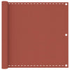 Vidaxl Balcony Screen 90x400 cm HDPE Terracotta -Colored