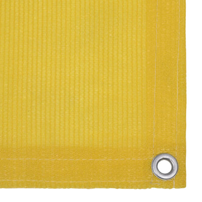 Pantalla de balcón Vidaxl 75x300 cm HDPE Amarillo