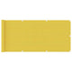 Vidaxl Balcony screen 75x400 cm HDPE yellow