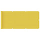 Vidaxl Balcony screen 75x500 cm HDPE yellow