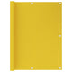 Vidaxl Balcony screen 120x600 cm HDPE yellow