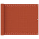 Vidaxl Balcony screen 75x500 cm HDPE Oranje