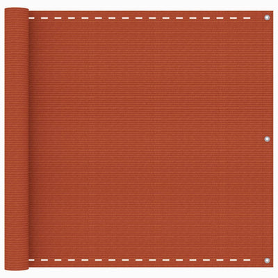 Vidaxl Balcony Screen 90x600 cm HDPE Oranje