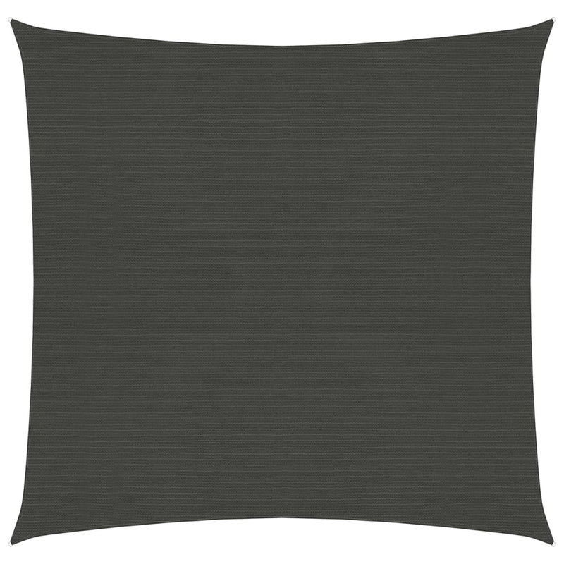 Vidaxl Zonnezeil 160 g m² 6x6 M HDPE antracite -lorato