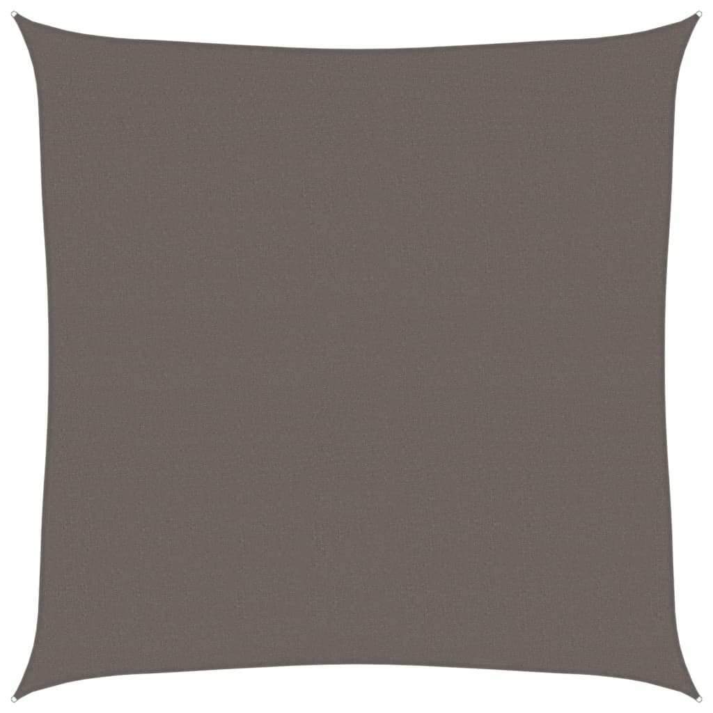 Vidaxl Zonnezeil 160 g m² 7x7 M HDPE antracite -lorato