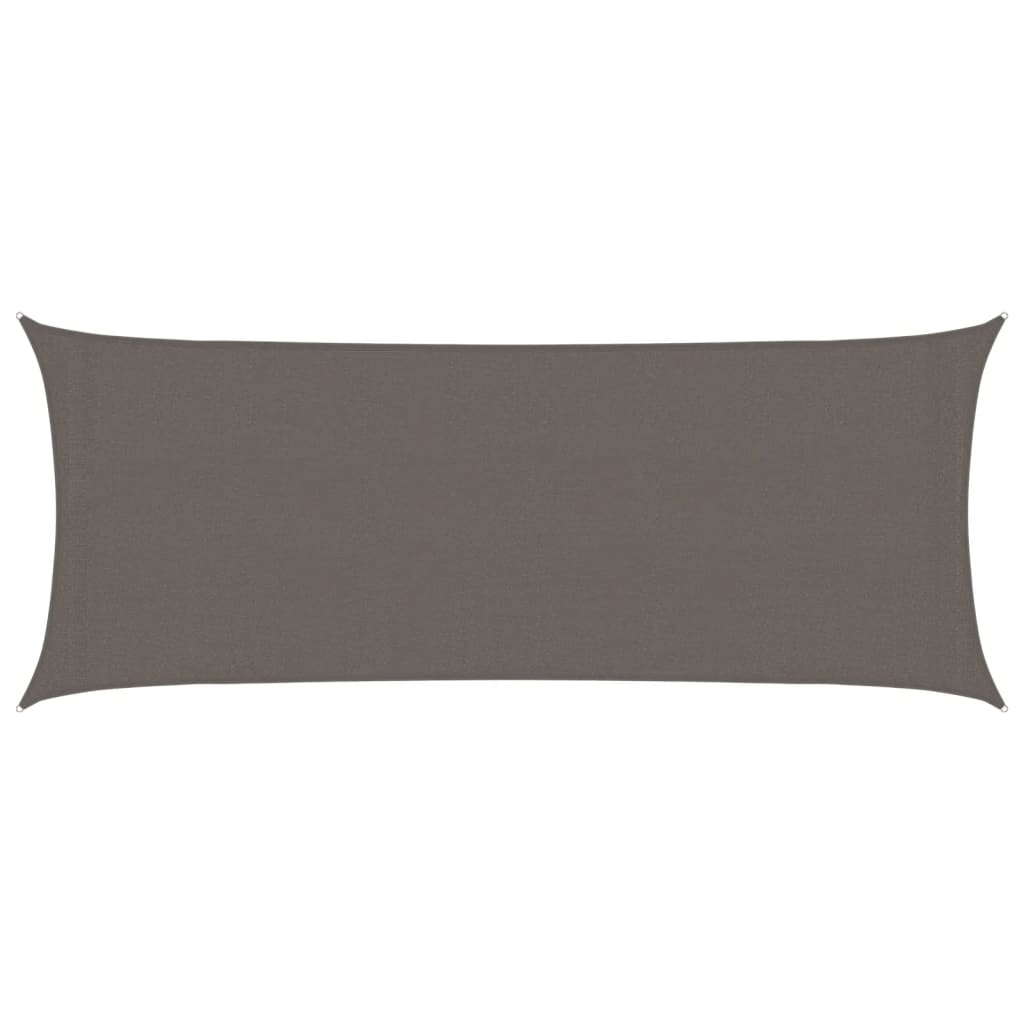 Vidaxl Zonnezeil 160 g m² 2x4,5 m HDPE antracite -colorato