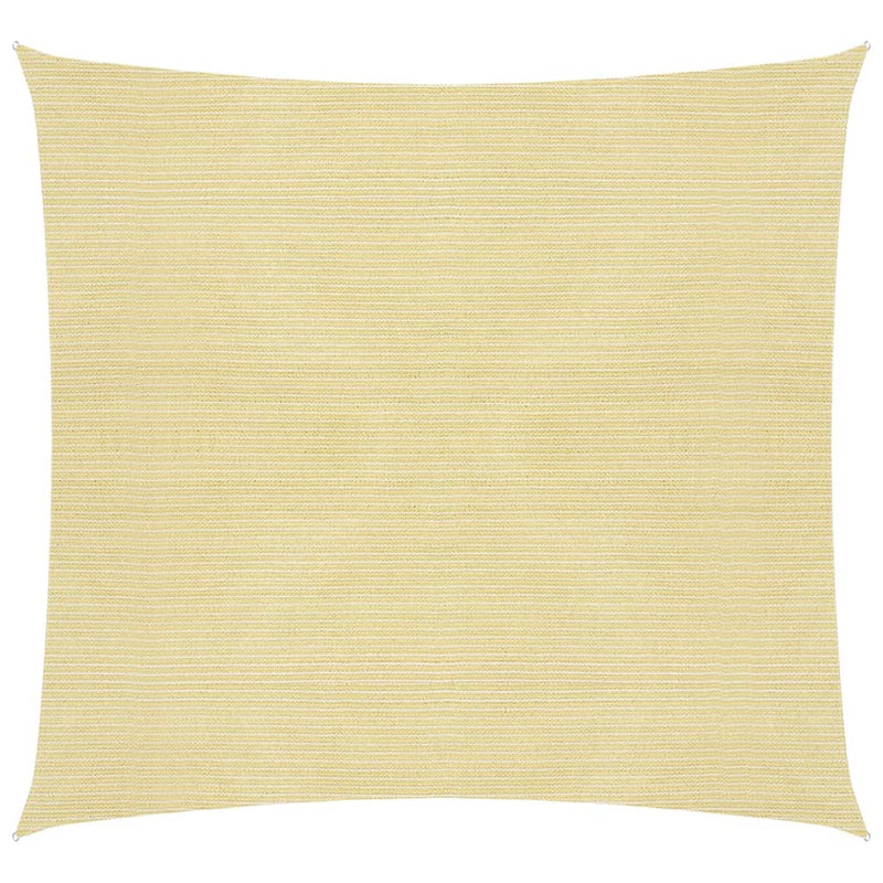 VidaXL Zonnezeil 160 g m² 3x3 m HDPE beige