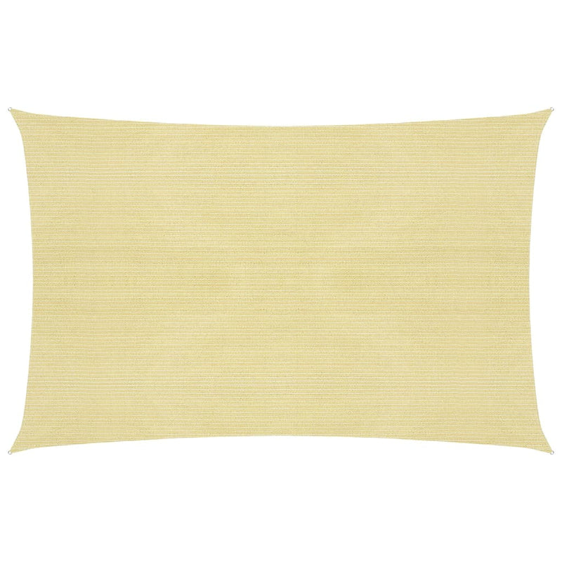 VidaXL Zonnezeil 160 g m² 2,5x3,5 m HDPE beige