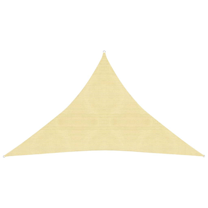 Vidaxl zonnezeil 160 g m² 3x3x4,2 m hdpe beige