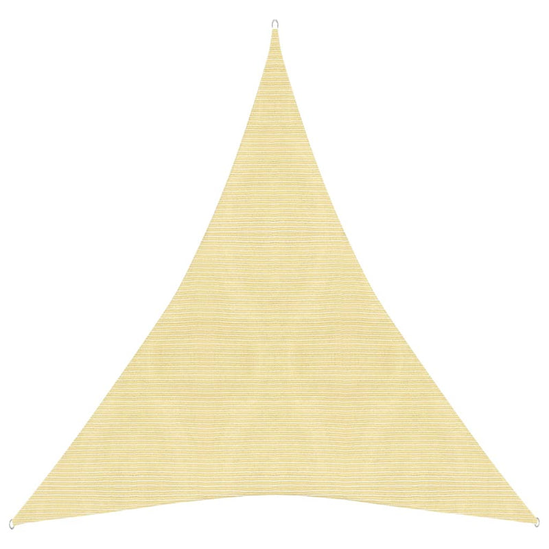 Vidaxl zonnezeil 160 g m² 3x4x4 m hdpe beige
